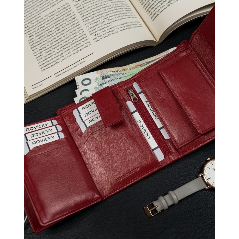 Кошелек женский Cavaldi RD-DB-05-GCL RED Кошелек женский Cavaldi RD-DB-05-GCL RED